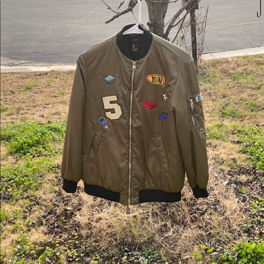 Graphic Bomber Jacket!